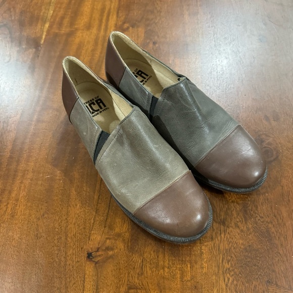 Fortress Of Inca Leather Shoes Slip On Loafer Handmade Size 7 - Picture 3 of 6